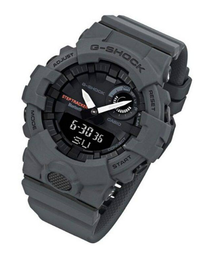 Reloj Hombre CASIO G-SHOCK GBA-800-8ADR Bluetooth Sport Digital Gris Correa Caucho