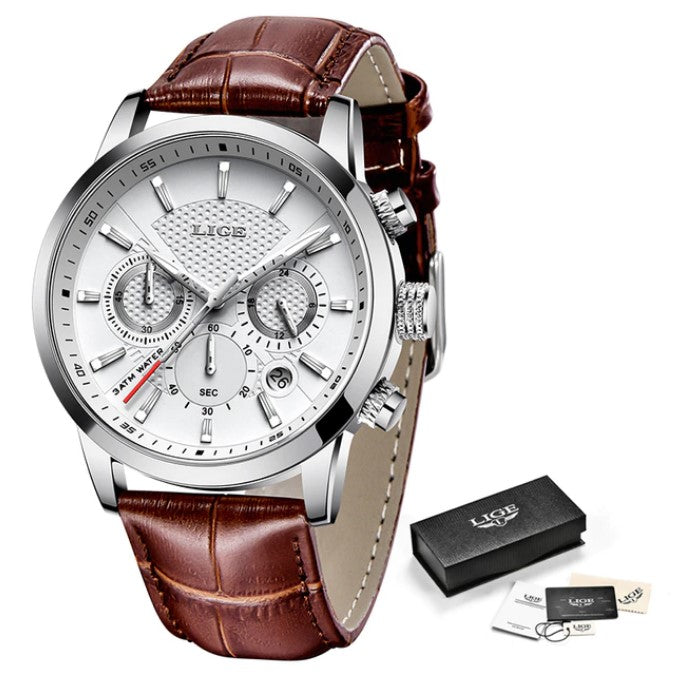 Reloj Hombre LIGE CHRONOS Clasico Maquinaria Cuarzo HBW Zurich Relojes