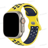 Correa de Silicona Deportiva con ventilación Para Apple Watch  Diferentes Colores