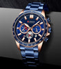 Reloj Hombre CURREN CLASH Cuarzo Acero Inoxidable Cristal Mineral ORIGINAL
