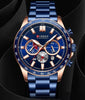 Reloj Hombre CURREN CLASH Cuarzo Acero Inoxidable Cristal Mineral ORIGINAL