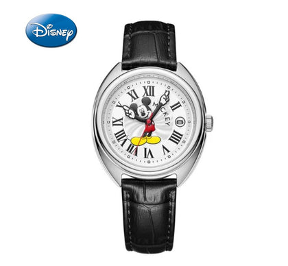Reloj Mujer Disney Mickey Mouse Cuarzo 100% Original Correa Cuero
