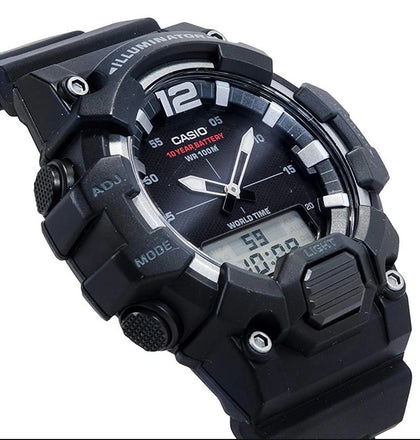 Reloj Hombre CASIO  Sport Digital Negro Correa Silicona HDC-700-1AVDF