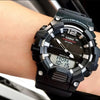 Reloj Hombre CASIO  Sport Digital Negro Correa Silicona HDC-700-1AVDF