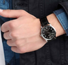 Reloj Hombre CASIO Clásico Cuero NEGRO Cuarzo