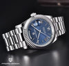 Reloj PAGANI DATEDAY PRESIDENT BLUE Automático Cristal de Zafiro
