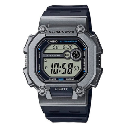 Reloj Hombre CASIO Vintage Cuarzo Digital Correa Silicona W-737H-1A2VDF