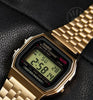 Reloj Hombre/Mujer CASIO Dorado Vintage A159 Digital