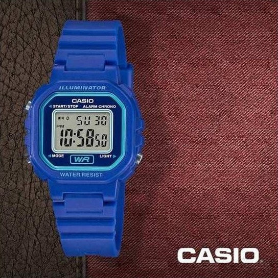  Casio Colección Reloj Mujer LA-20WH, Azul, Pulsera : Ropa,  Zapatos y Joyería