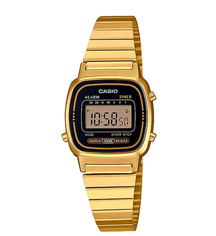 Reloj Hombre/Mujer CASIO Dorado Vintage A168 Digital – HBW Zurich Relojes