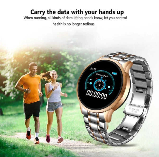 Reloj Hombre smartwatch compatible con Iphone y Android Acero