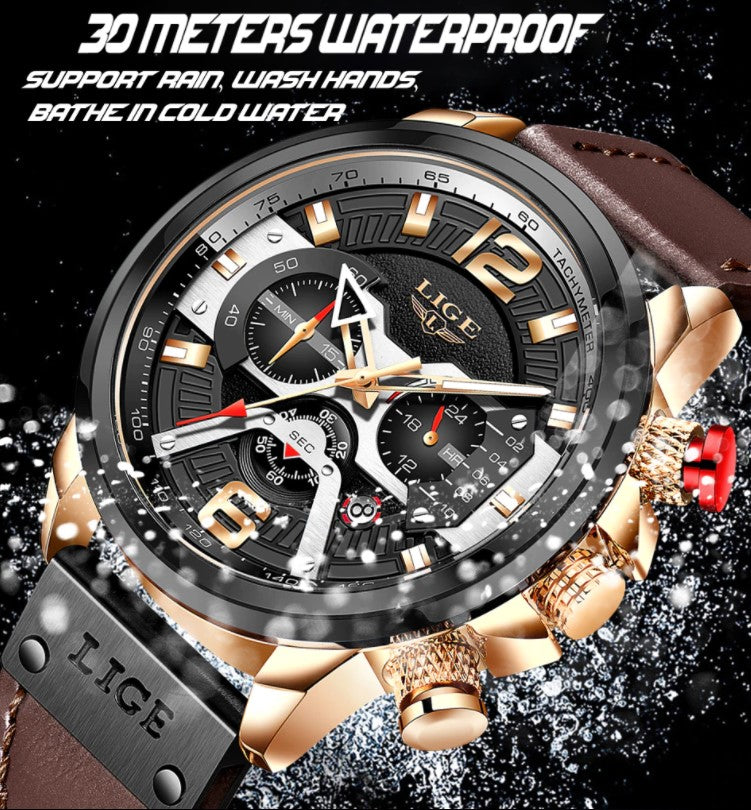 Reloj Hombre LIGE GOTCHA Sport Cuarzo Cristal mineral diamantado – HBW  Zurich Relojes
