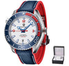 Reloj Hombre PAGANI SEAMASTER SPORT BLUE Maquinaria Automática Acero Quirúrgico Cristal de Zafiro