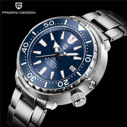 Reloj Hombre PAGANI TUNA DIVING Maquinaria Automática Acero Quirúrgico Cristal de Zafiro