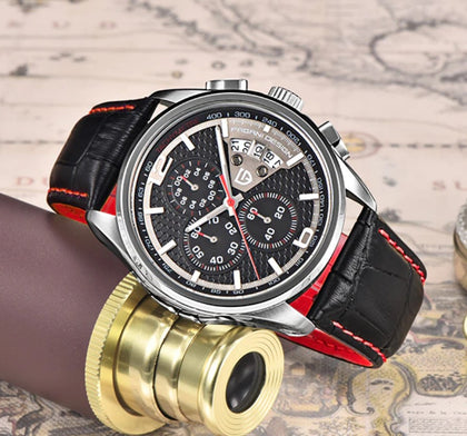 Reloj Hombre PAGANI TORNATO BLACK Clásico-Sport Cuarzo Cristal de Zafiro