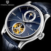 Reloj Hombre PAGANI MOON PHASE  Automático Azul Cristal de Zafiro 100% Original