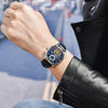 Reloj Hombre PAGANI MOON PHASE  Automático Azul Cristal de Zafiro 100% Original