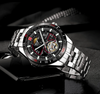 Reloj Hombre TEVISE ORBITAL Sport Automático Acero Inoxidable Cristal Mineral Diamantado